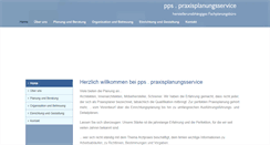 Desktop Screenshot of praxisplanungsservice.de