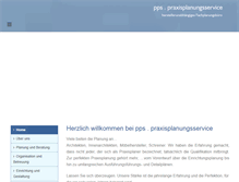 Tablet Screenshot of praxisplanungsservice.de